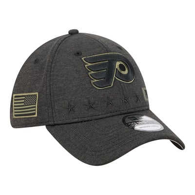 Philadelphia Flyers New Era Stealth Mode Flex 39Thirty Stretch Hat - Black