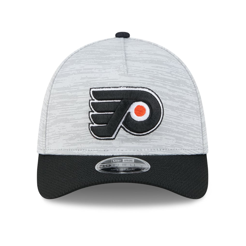 Men's Philadelphia Flyers New Era Gray/Black Digi Tech 39THIRTY A-Frame ...