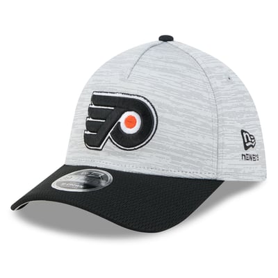 Philadelphia Flyers New Era Digi Tech 39THIRTY A-Frame Stretch Hat - Gray/Black