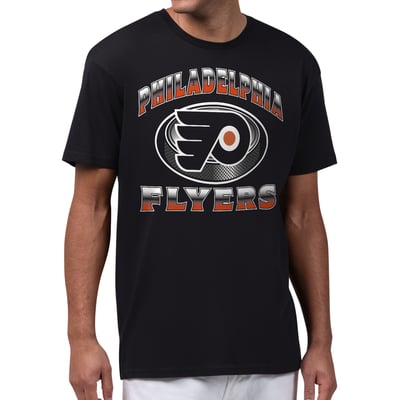  Philadelphia Flyers Starter Face Off T-Shirt - Black