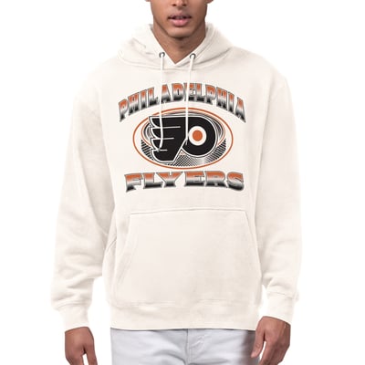  Philadelphia Flyers Starter Face Off Fleece Hoodie - Cream