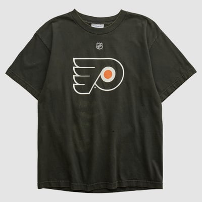Philadelphia Flyers Reebok 2000s T-shirt - Black - S by Fanatics Real Vintage