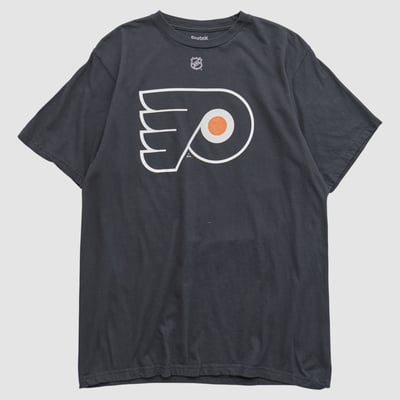 Philadelphia Flyers Reebok 2010s T-shirt - Black - L by Fanatics Real Vintage