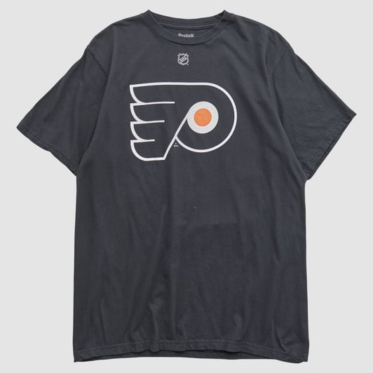 Philadelphia Flyers Reebok 2010s T-shirt - Black - L by Fanatics Real Vintage