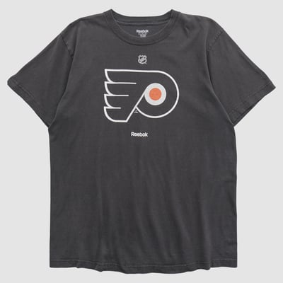 Philadelphia Flyers Reebok 2010s T-shirt - Black - L by Fanatics Real Vintage