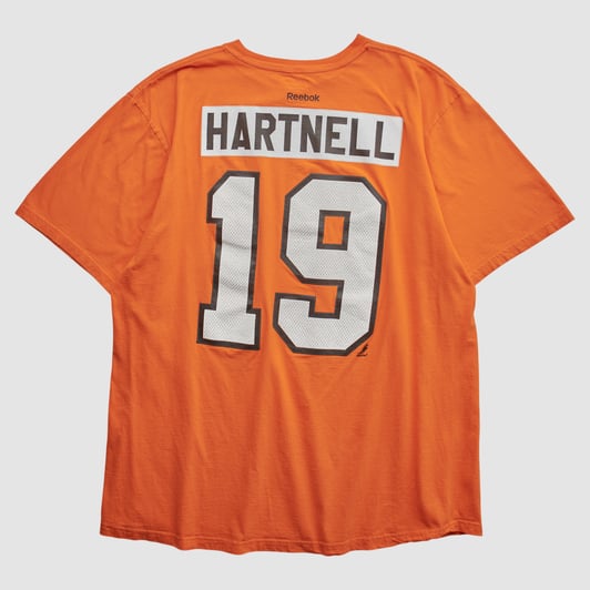Philadelphia Flyers Reebok 2010s T-shirt - Orange - L by Fanatics Real Vintage