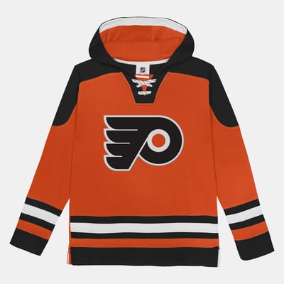 Philadelphia Flyers Outerstuff Preschool Ageless Must Have Home Raglan V-Neck Hoodie - Orange