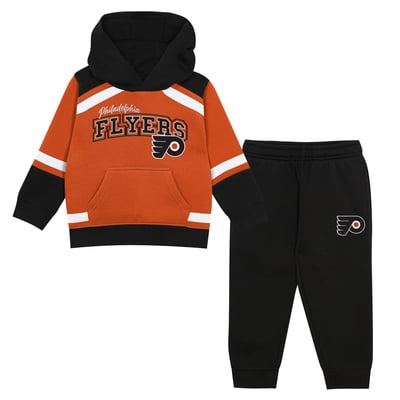 Philadelphia Flyers Outerstuff Toddler Ice Explorer Hoodie & Pants Set - Orange/Black