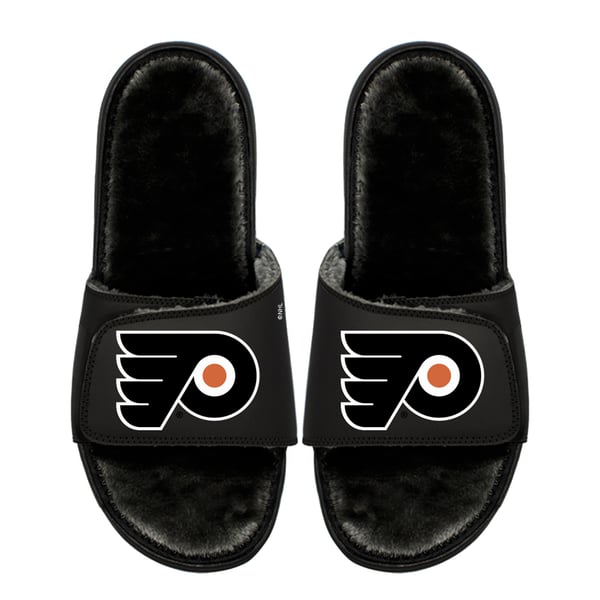 Unisex Philadelphia Flyers ISlide Logo Fur Slide Sandals