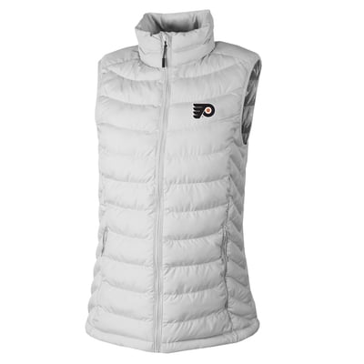 Philadelphia Flyers Columbia Women's Powder Lite II Full-Zip Vest - Gray
