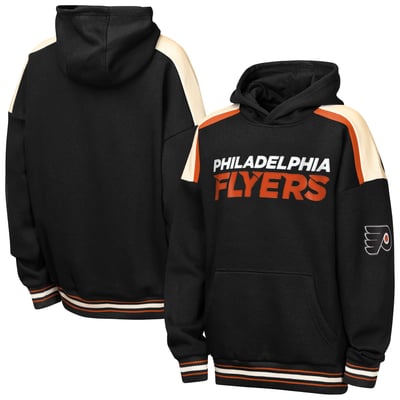  Philadelphia Flyers Outerstuff Youth Camaraderie Oversized Fleece Hoodie - Black