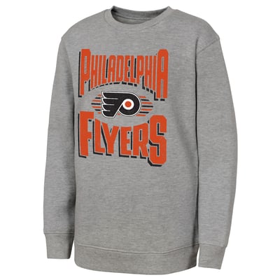 Philadelphia Flyers Outerstuff Youth Jet Stream Sweatshirt - Gray