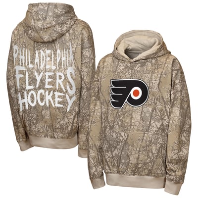 Philadelphia Flyers Outerstuff Youth Fast & Furious Oversized Pullover Hoodie - Natural
