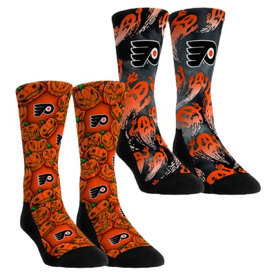 Philadelphia Flyers Rock Em Socks Youth Halloween Crew Socks 2-Pack Set