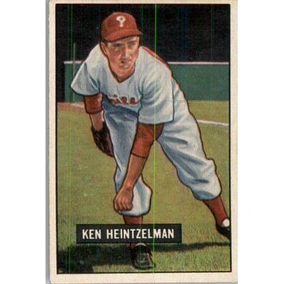 1951 Bowman #147 Ken Heintzelman