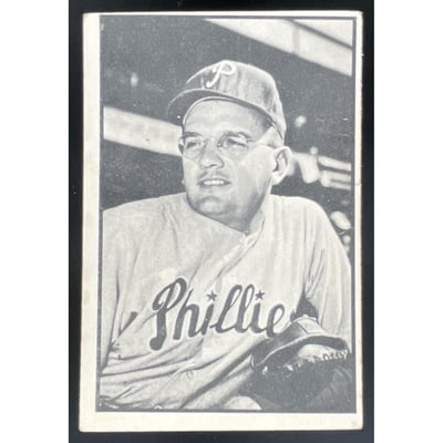 1953 Bowman Black & White #58 Jim Konstanty