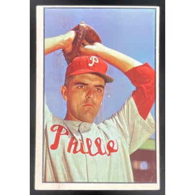 1953 Bowman Color #64 Curt Simmons