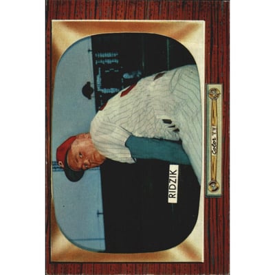 1955 Bowman #111 Steve Ridzik