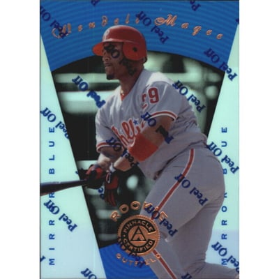 1997 Pinnacle Certified Mirror Blue #130 Wendell Magee