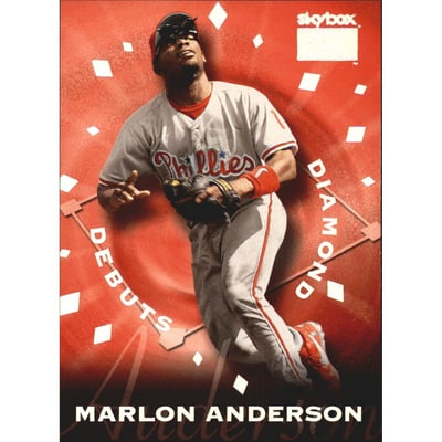 1999 SkyBox Premium Diamond Debuts #5 Marlon Anderson