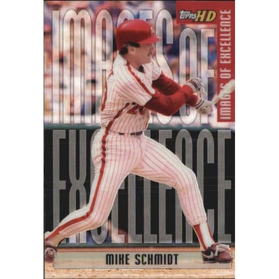 2001 Topps HD Images of Excellence Aluminum #IE6 Mike Schmidt