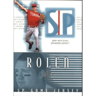 2002 SP Authentic Game Jersey #JSR Scott Rolen
