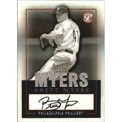 2003 Topps Pristine Personal Endorsements #BM Brett Myers