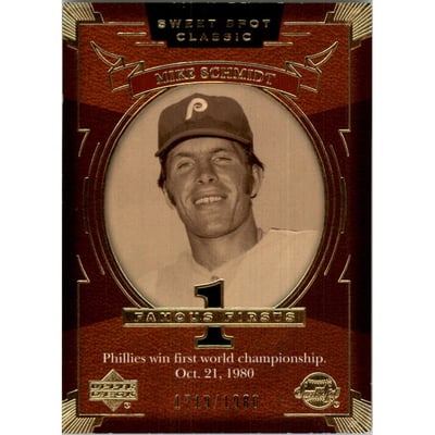 2004 Sweet Spot Classic #133 Mike Schmidt FF/1980
