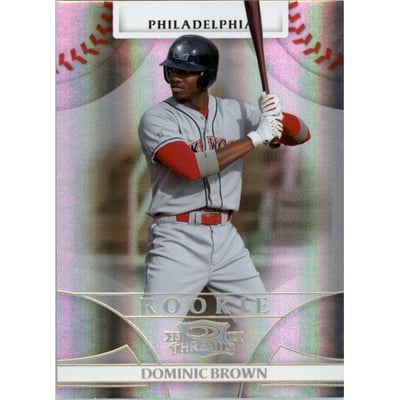 2008 Donruss Threads Century Proof Gold #135 Dominic Brown