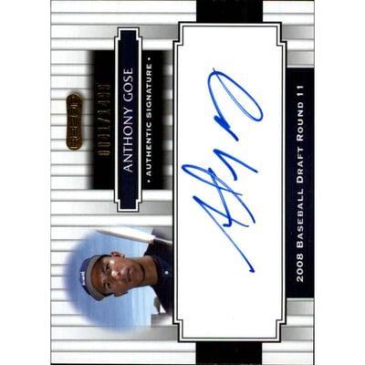 2008 Razor Signature Series #175 Anthony Gose AU/1499