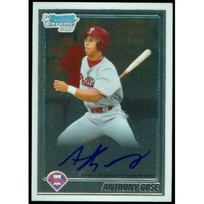 2010 Bowman Chrome Prospects #BCP104B Anthony Gose AU
