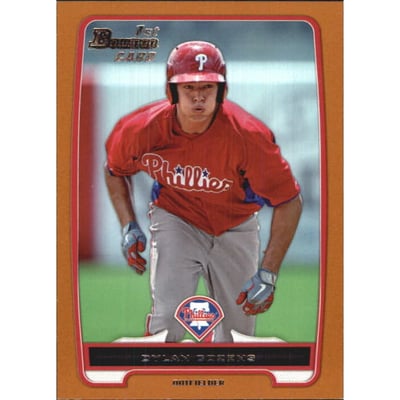 2012 Bowman Draft Draft Picks Orange #BDPP42 Dylan Cozens