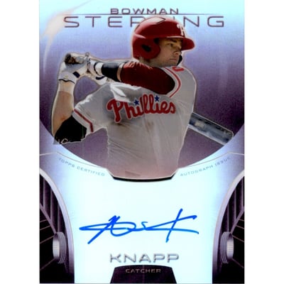 2013 Bowman Sterling Prospect Autographs Ruby Refractors #AK Andrew Knapp