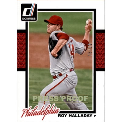 2014 Donruss Press Proofs Gold #94 Roy Halladay