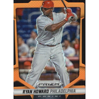 2014 Panini Prizm Prizms Orange Die Cut #17 Ryan Howard