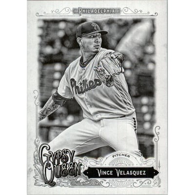 2017 Topps Gypsy Queen Black and White #92 Vince Velasquez