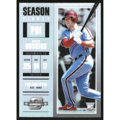 2018 Panini Contenders Optic Holo #8 Rhys Hoskins