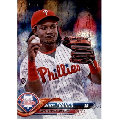 2018 Topps Factory Set Foilboard #197 Maikel Franco