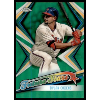 2019 Topps Chrome Future Stars Green Refractors #FS13 Dylan Cozens
