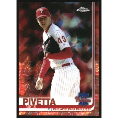 2019 Topps Chrome Sapphire Orange #45 Nick Pivetta