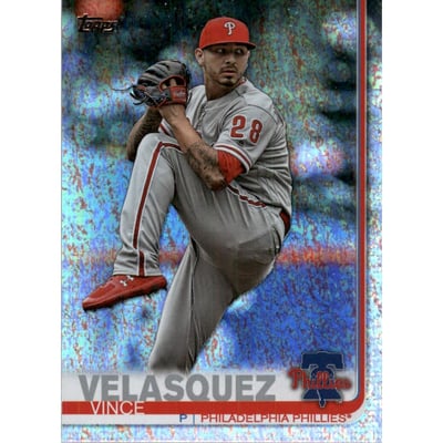 2019 Topps Factory Set Sparkle Foil #480 Vince Velasquez