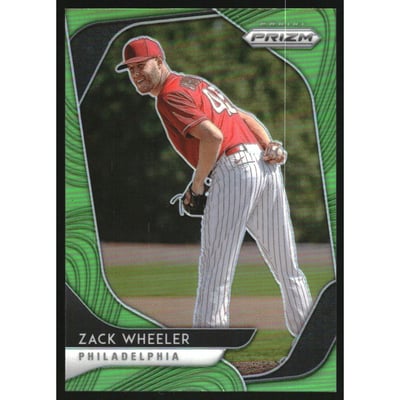 2020 Panini Prizm Prizms Lime Green #248 Zack Wheeler