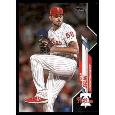 2020 Topps Black #361 Zach Eflin