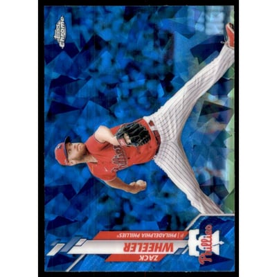 2020 Topps Chrome Update Sapphire #U45 Zack Wheeler