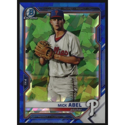 2021 Bowman Chrome Draft Sapphire #BDC72 Mick Abel