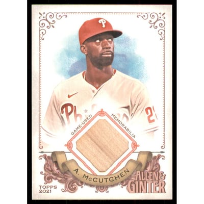 2021 Topps Allen and Ginter Relics #AGAAM Andrew McCutchen
