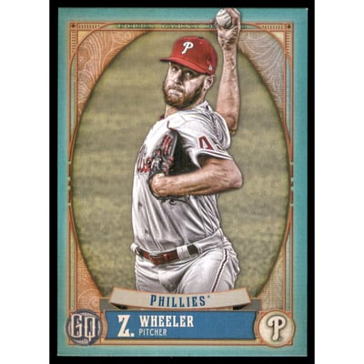 2021 Topps Gypsy Queen Turquoise #135 Zack Wheeler