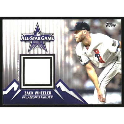 2021 Topps Update All-Star Stitches Relics #ASSCZW Zack Wheeler