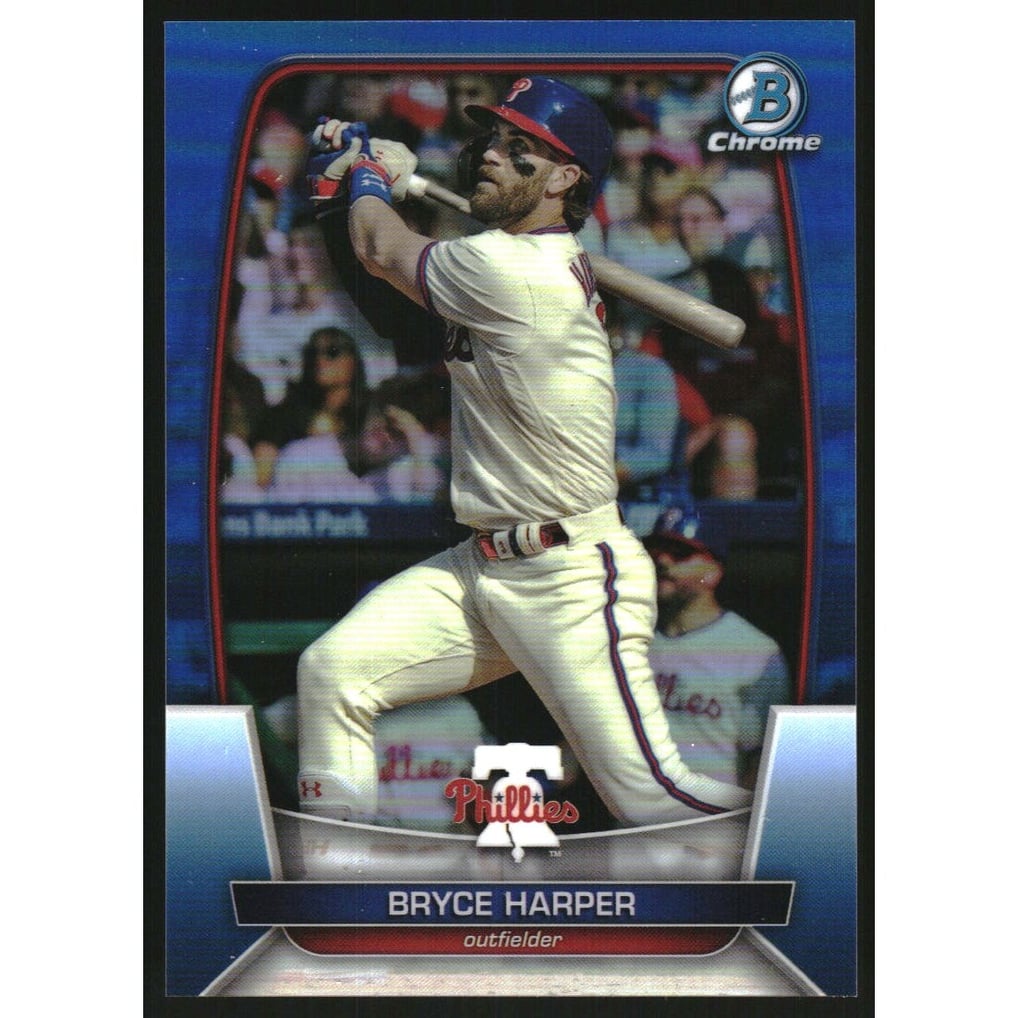 2023 Bowman Chrome Blue Refractors #97 Bryce Harper