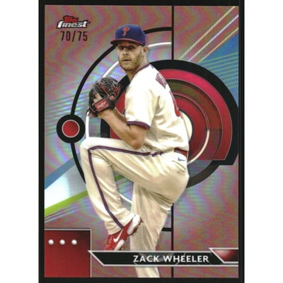 2023 Finest Rose Gold Refractors #35 Zack Wheeler